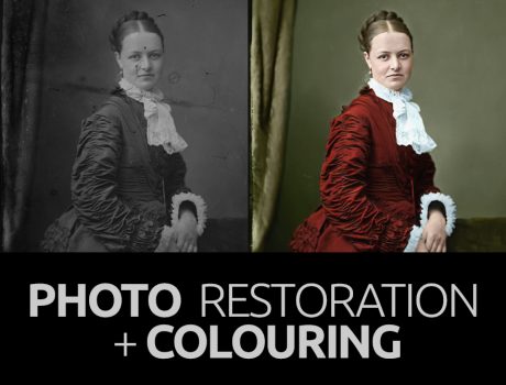 PHOTO RESTORATION AND COLOURING